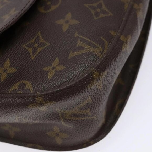 LOUIS VUITTON Monogram Saint Cloud GM Shoulder Bag M51242 LV Auth 140299 - Picture 5 of 16